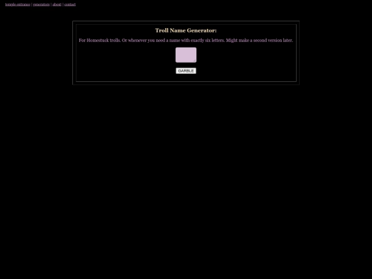 gens/troll_name_generator screenshot