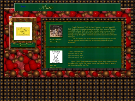 my website/index1 screenshot