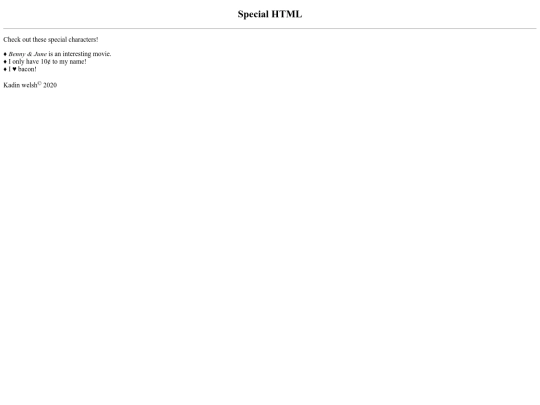 Entities screenshot