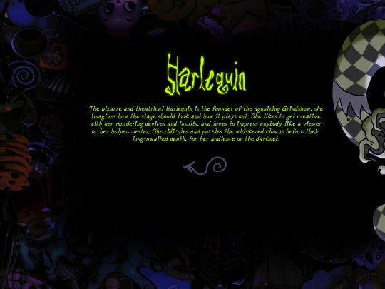 SPECIMEN/HARLEQUIN screenshot
