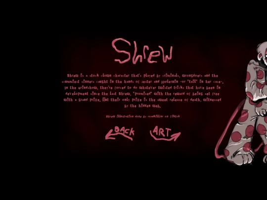 SPECIMEN/SHREW screenshot