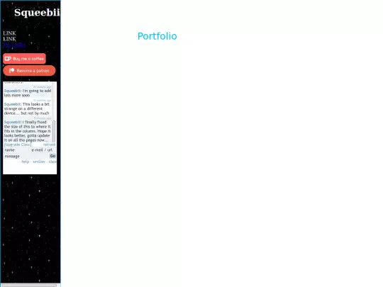 Portfolio screenshot