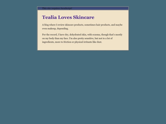 blog/welcome-page screenshot