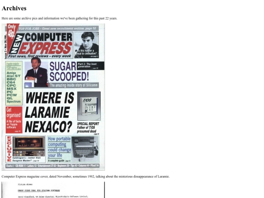 archives screenshot