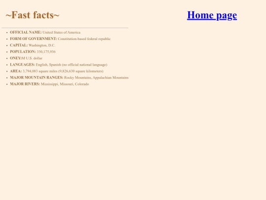 fast facts screenshot