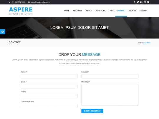 contact screenshot