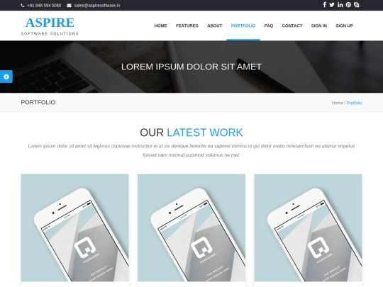 portfolio screenshot