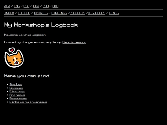 index screenshot