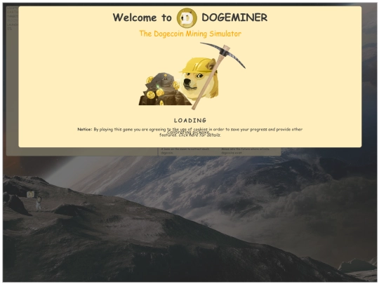 Games/dogeminer screenshot