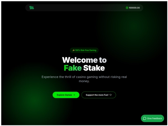 Games/fakestake screenshot