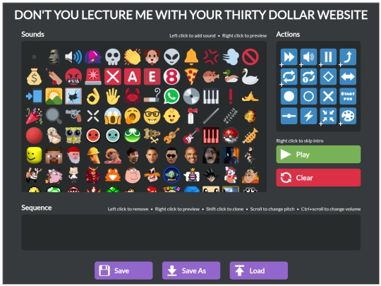 Games/soundboard screenshot