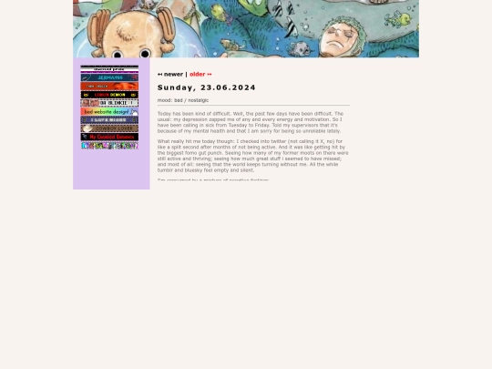 blog screenshot