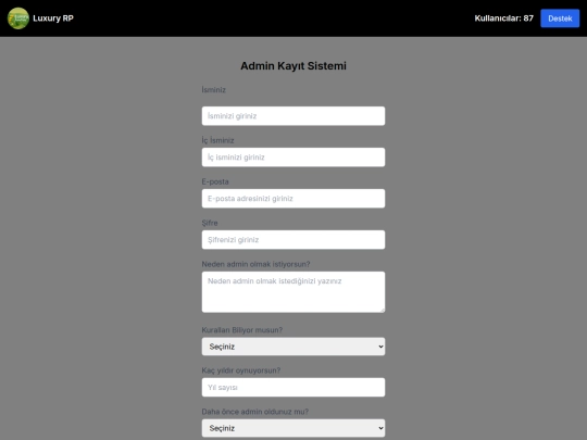form screenshot