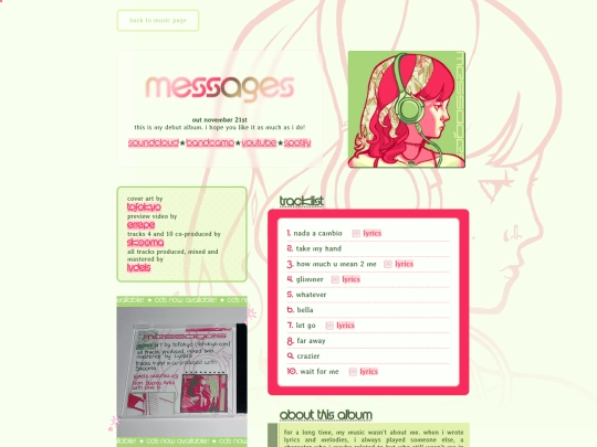 messages screenshot
