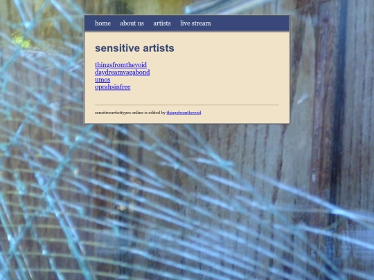 artists screenshot