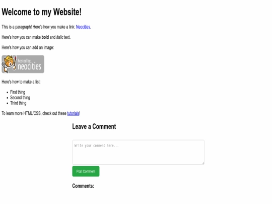 index screenshot