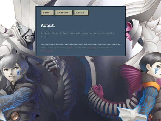 Blog Stuff/about screenshot