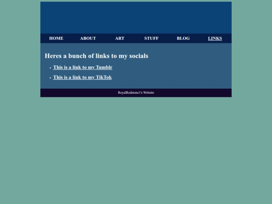 links screenshot