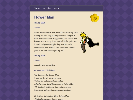 blog/posts/2026-08-14-Flower-Man screenshot
