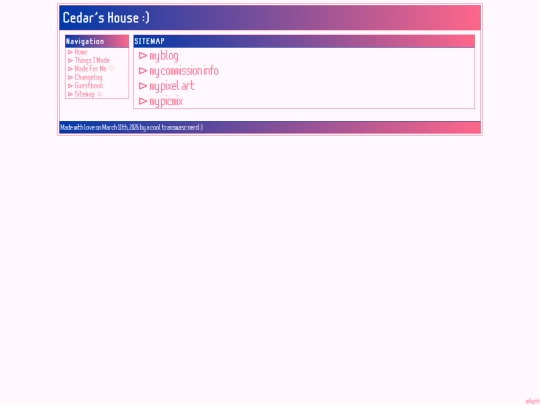 sitemap screenshot