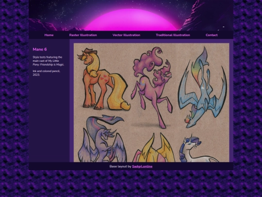 Illustration/Traditional/Ponies screenshot