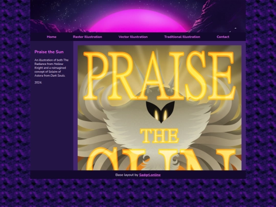 Illustration/Vector/PraisetheSun screenshot