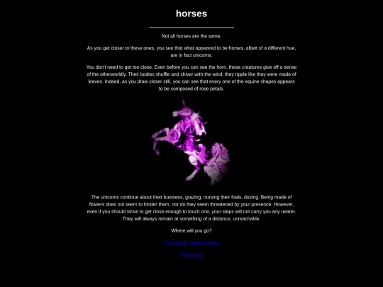 horses screenshot