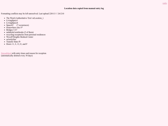 sites screenshot