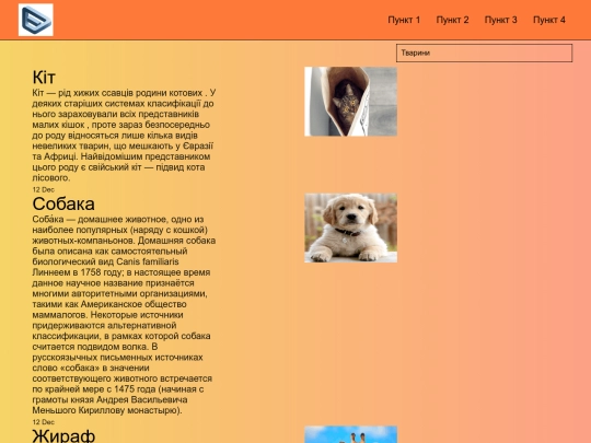 index screenshot