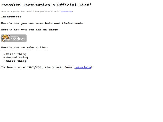 index screenshot
