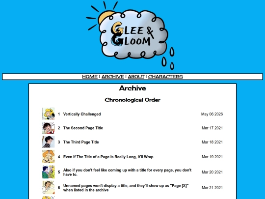 archive screenshot