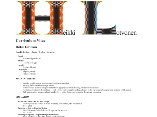 cv screenshot
