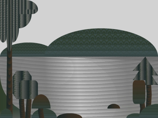 grid-drawings/view-of-the-cloudy-lake screenshot