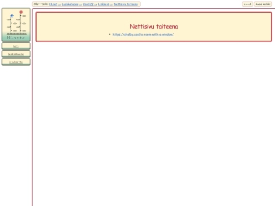 koodikurssi/luokkahuone/koodi22/linkkeja/installaatioita screenshot