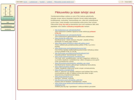 koodikurssi/luokkahuone/koodi22/linkkeja/pikkuverkko screenshot