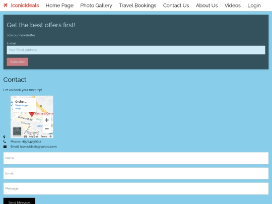 Contact Us screenshot