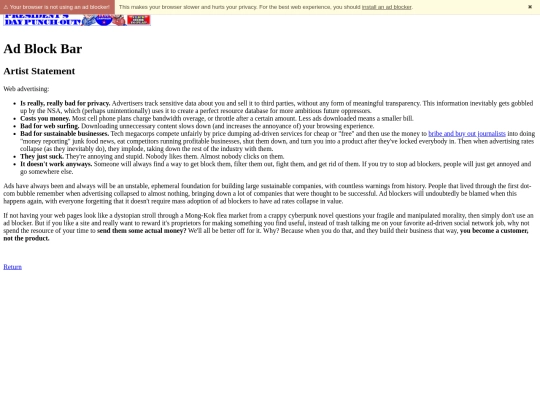 adblockbar/artist-statement screenshot