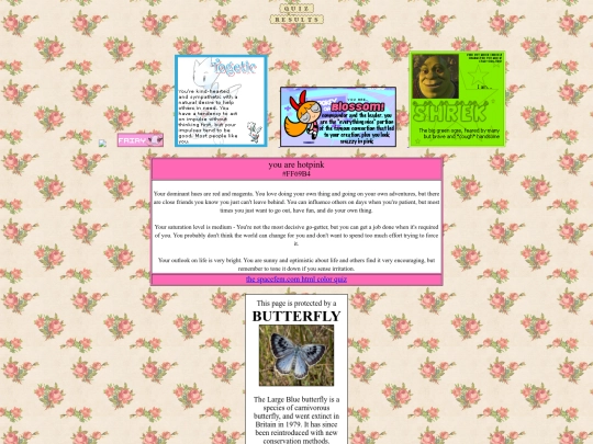 quizzes screenshot