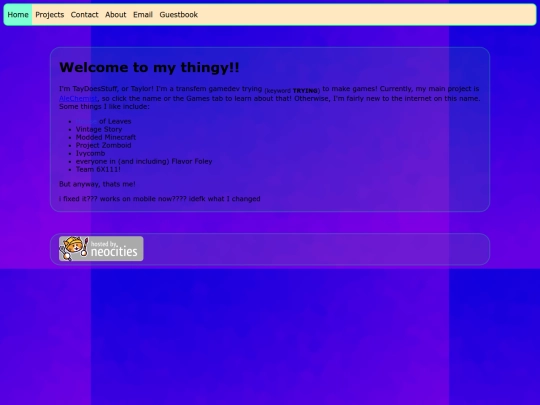 index screenshot