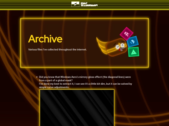 archive screenshot
