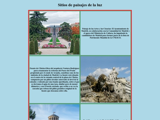 Paisajes/sitiopaisajesdelaluz screenshot