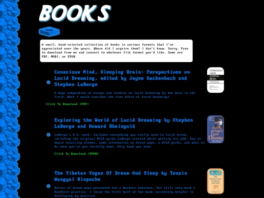 books screenshot