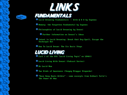 links screenshot