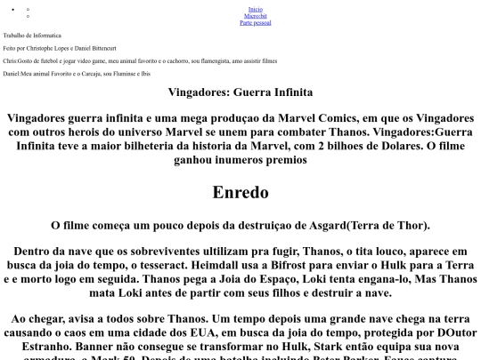 index screenshot