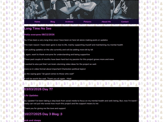 blog screenshot