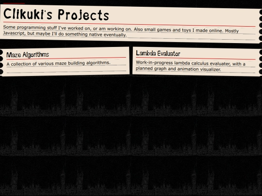 projects screenshot