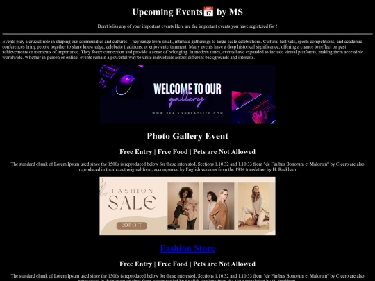 Events/event screenshot
