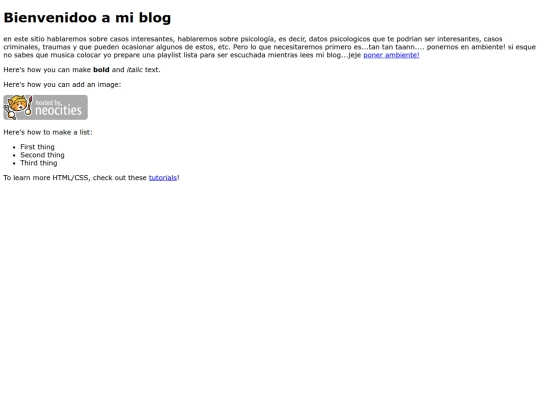 index screenshot