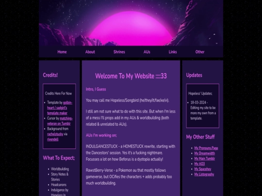index screenshot