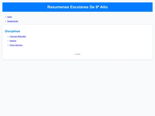 index screenshot